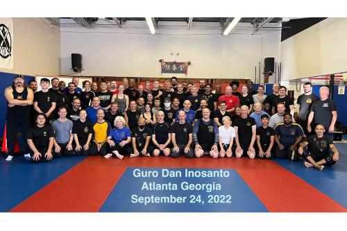 Train with the Masters Seminar Photo of Over 40 Participants